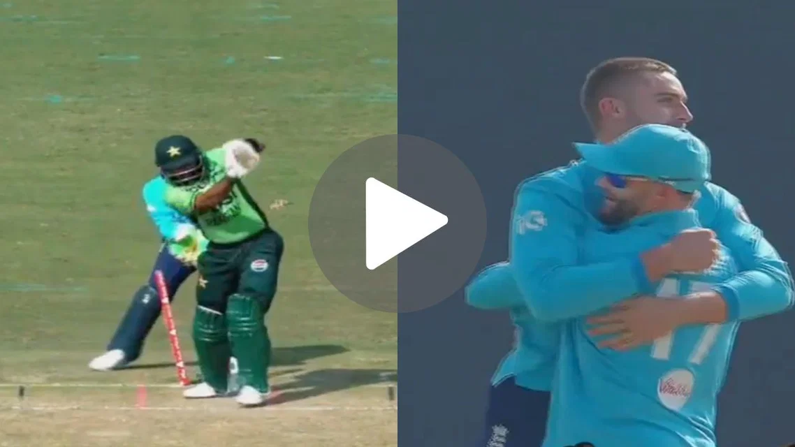 Babar Azam bowled vs England - (Source: ScreenGrab/X)