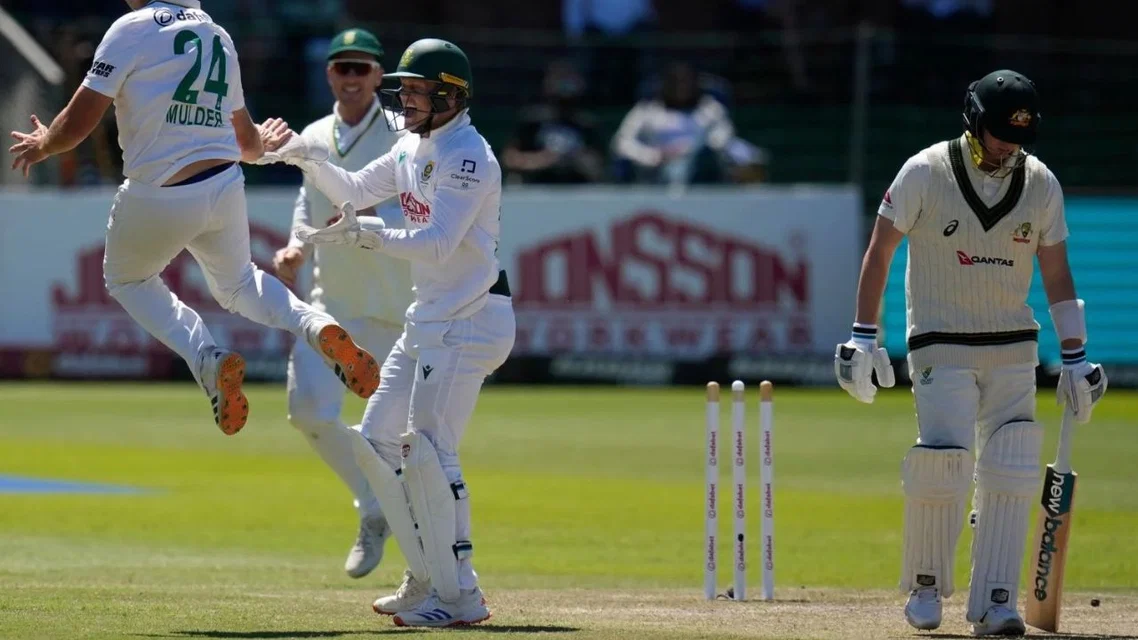 Australia forced to follow on [Source: AP]