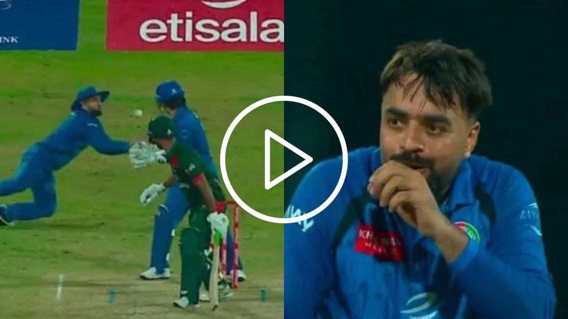 Mohammad Nabi catch vs Bangadesh. [Source - ACBOfficials/X]