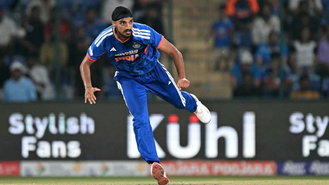 Arshdeep Singh features in his 100th T20I [Source: AFP]

