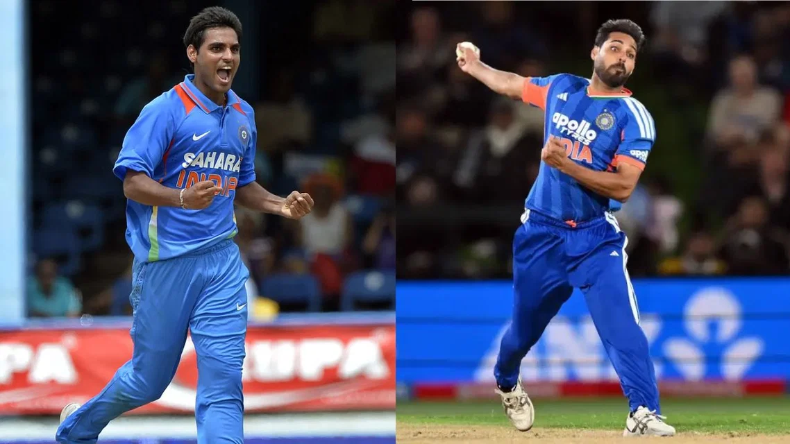 Bhuvneshwar Kumar returned in action for India vs New Zealand [Source: X, Web]