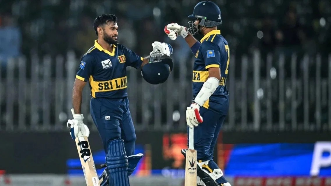 Sri Lanka batters [Source: AFP]