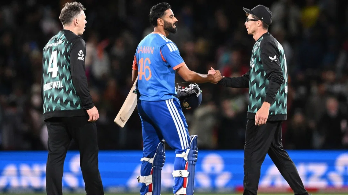 India vs New Zealand 1st T20I - (Source: AFP)