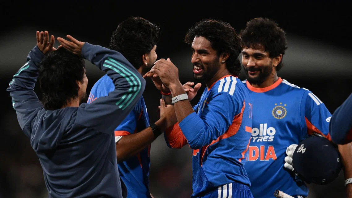 Tilak Varma, Nitish Reddy Create Partnership Record To Seal India's Win vs New Zealand (Source: AFP)