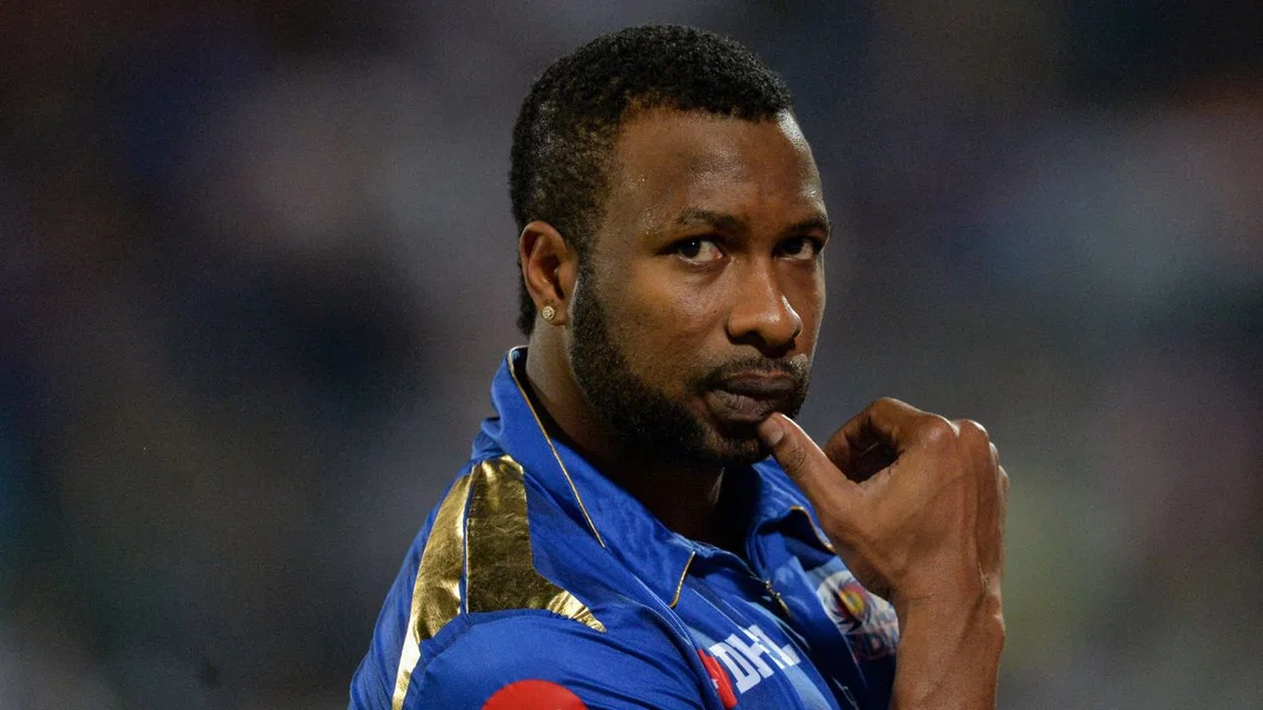 Kieron Pollard for Mumbai Indians [Source: AFP]