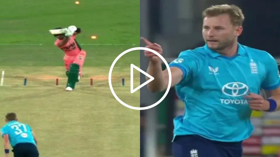 Watch- Gus Atkinson Gives Animated Send-Off After Dismissing Babar Azam
