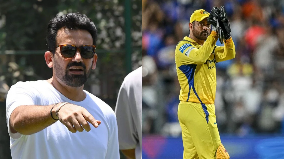 Zaheer Khan and MS Dhoni - (Source: AFP)