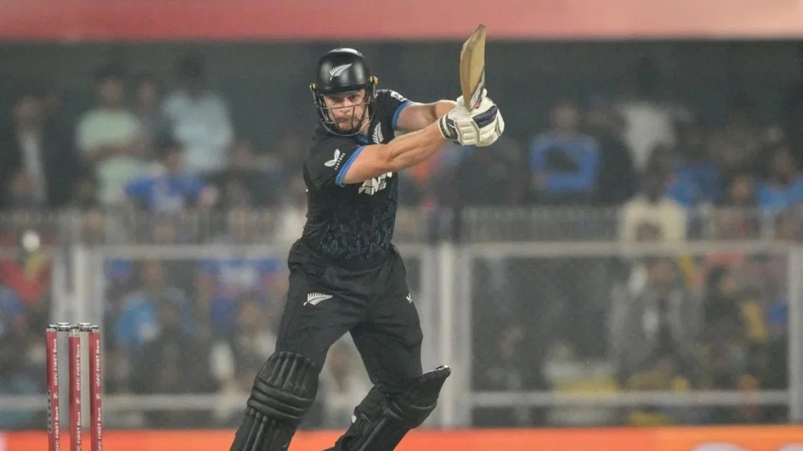 Glenn Phillips playing for New Zealand [Source: AFP]