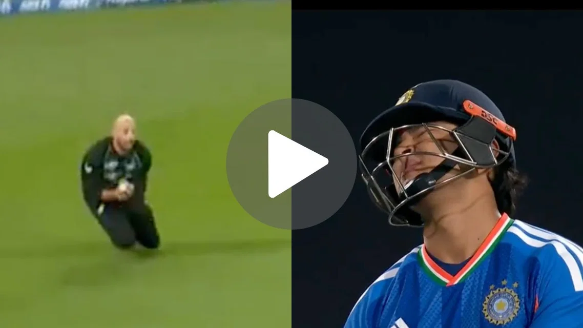 Vaibhav Sooryavanshi's dismissal vs New Zealand - (Source: ScreenGrab/X)
