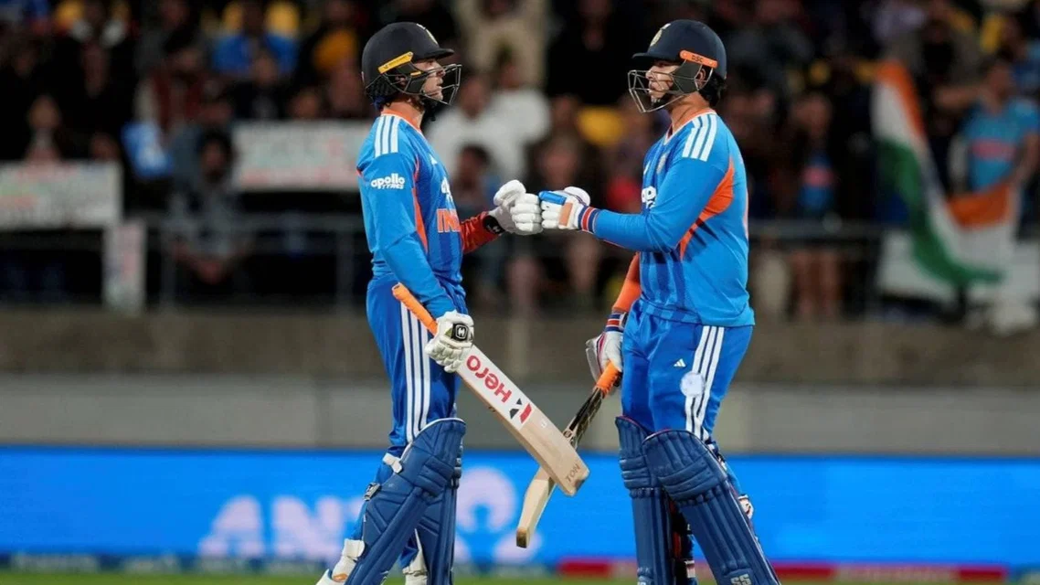 Vaibhav Sooryavanshi and Abhishek Sharma - (Source: AFP)